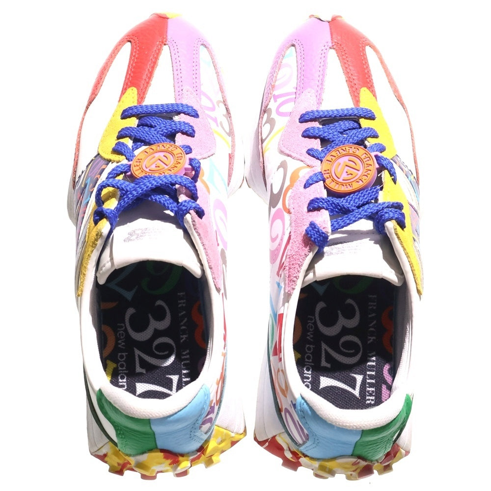 New Balance(ニューバランス) ×Frank Muller フランクミュラー MS327FMB レザー レースアップ ローカットスニーカー マルチカラー ホワイト US9/27cm
