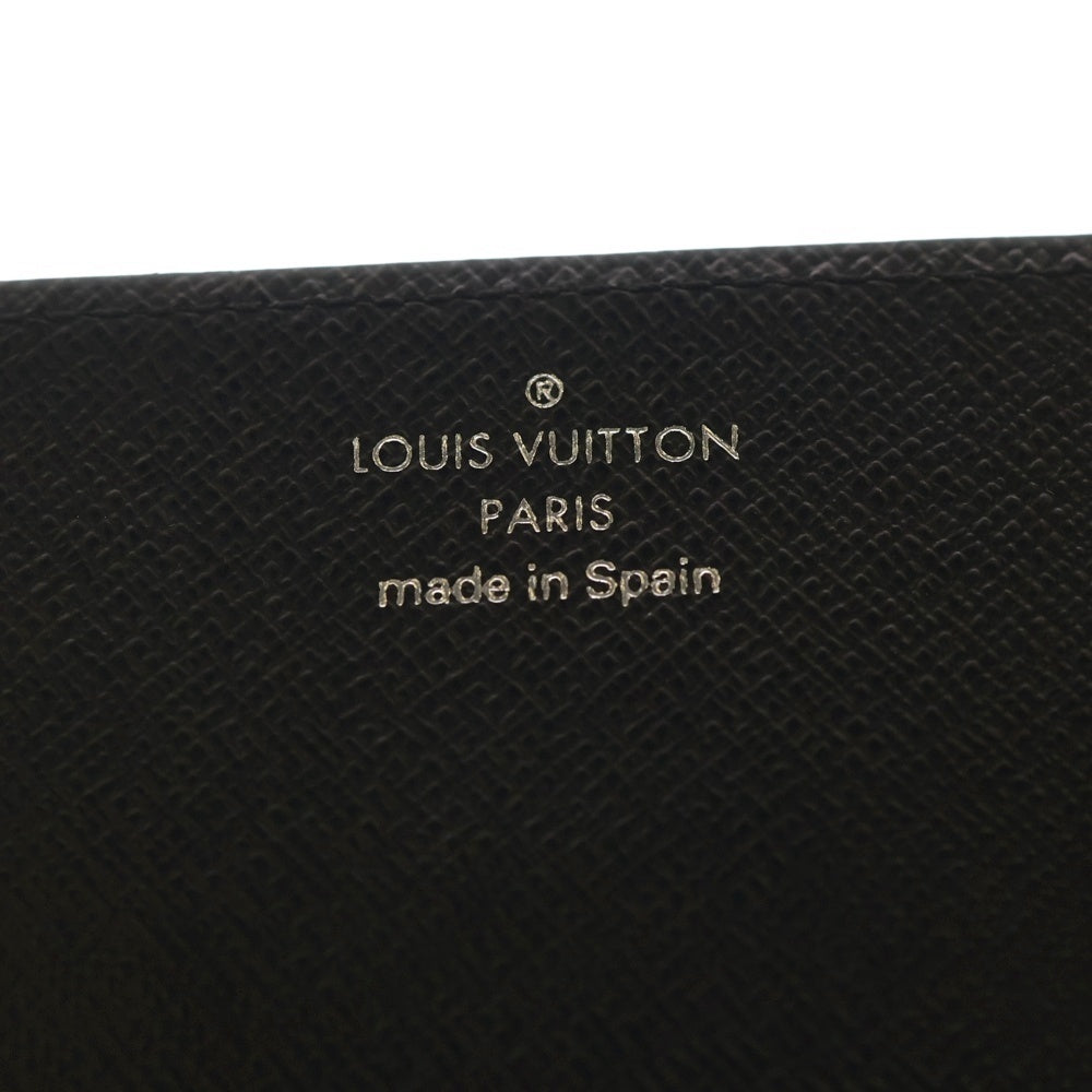 LOUIS VUITTON(ルイヴィトン) タイガ アンヴェロップ 名刺入れ カードケース 小物入れ ブラック レザー M64595 レディース