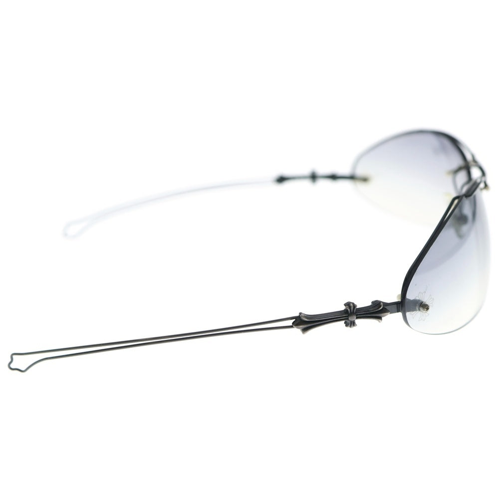 CHROME HEARTS(クロムハーツ) D.P.1 ドラッグ パイプ トップリム クロステンプル カラーレンズ サングラス メガネ 眼鏡 アイウェア ブラック