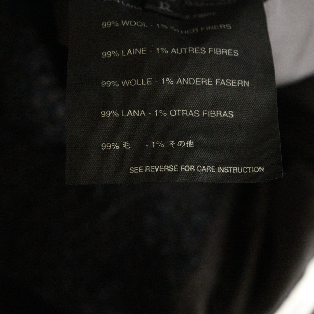 PRADA(プラダ) ウールツイード 3B チェスター ロング コート ブラウン/ブラック