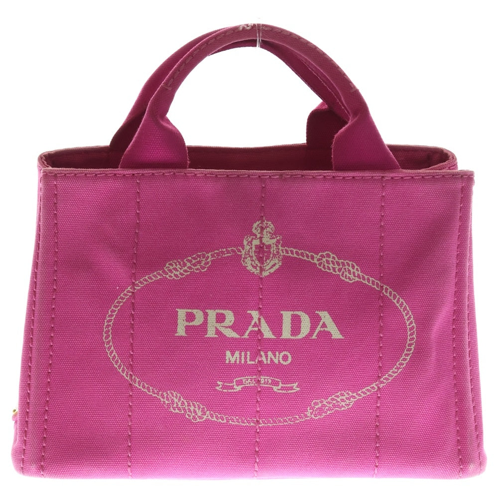PRADA(プラダ) プラダ カナパ ミニ ハンドバッグ トートバッグ ピンク