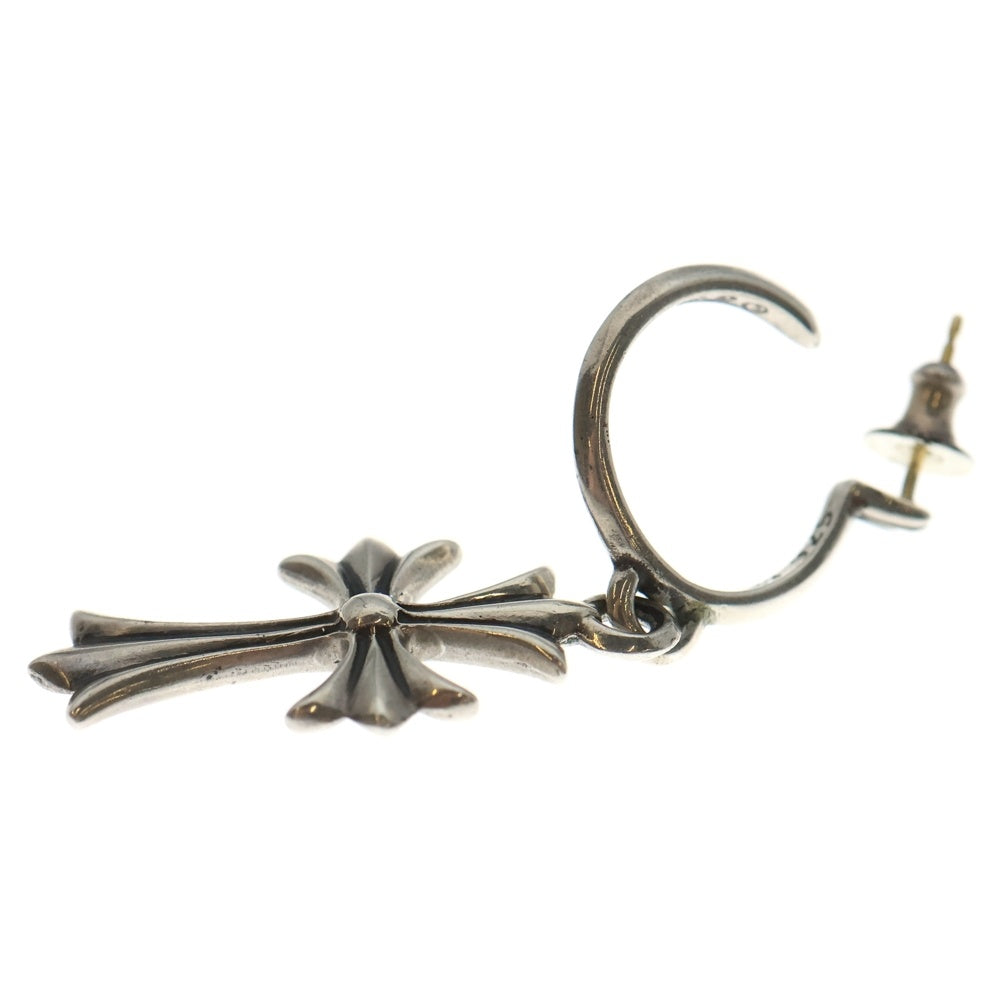 CHROME HEARTS(クロムハーツ) TINY CH CROSS タイニーCHクロス フープピアス シルバー BCA115