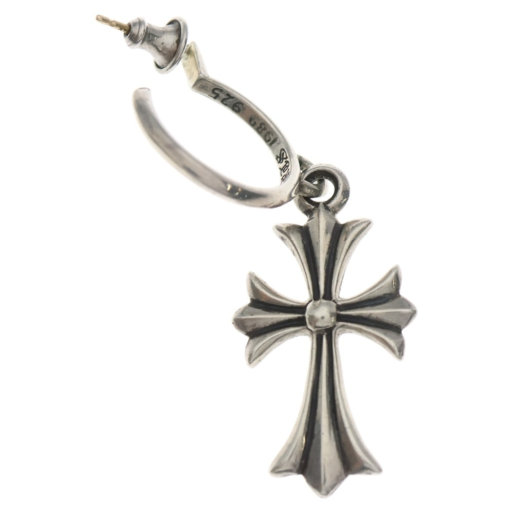 CHROME HEARTS(クロムハーツ) TINY CH CROSS タイニーCHクロス フープピアス シルバー BCA115