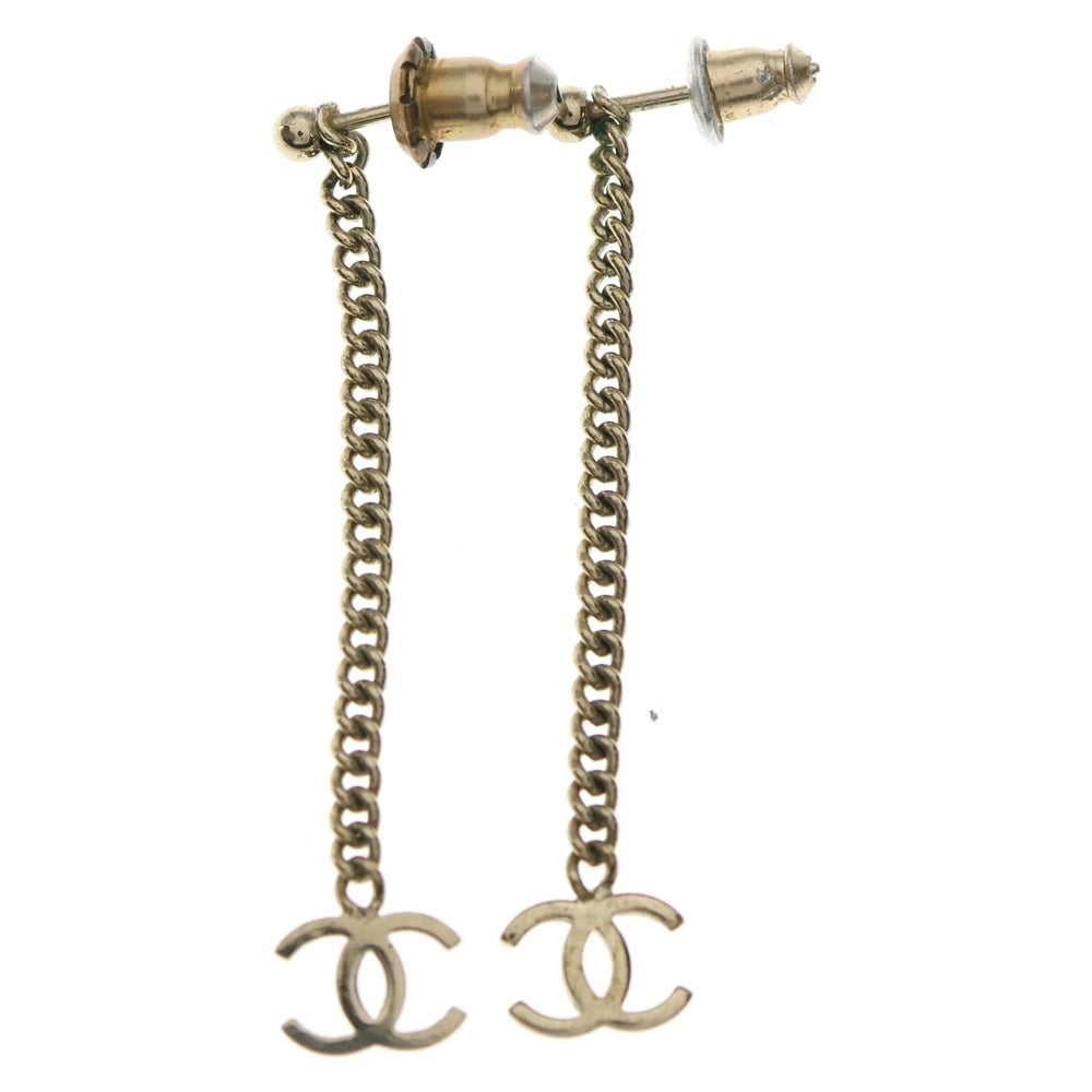 CHANEL(シャネル) チェーンピアス ココマーク ゴールド GP レディース