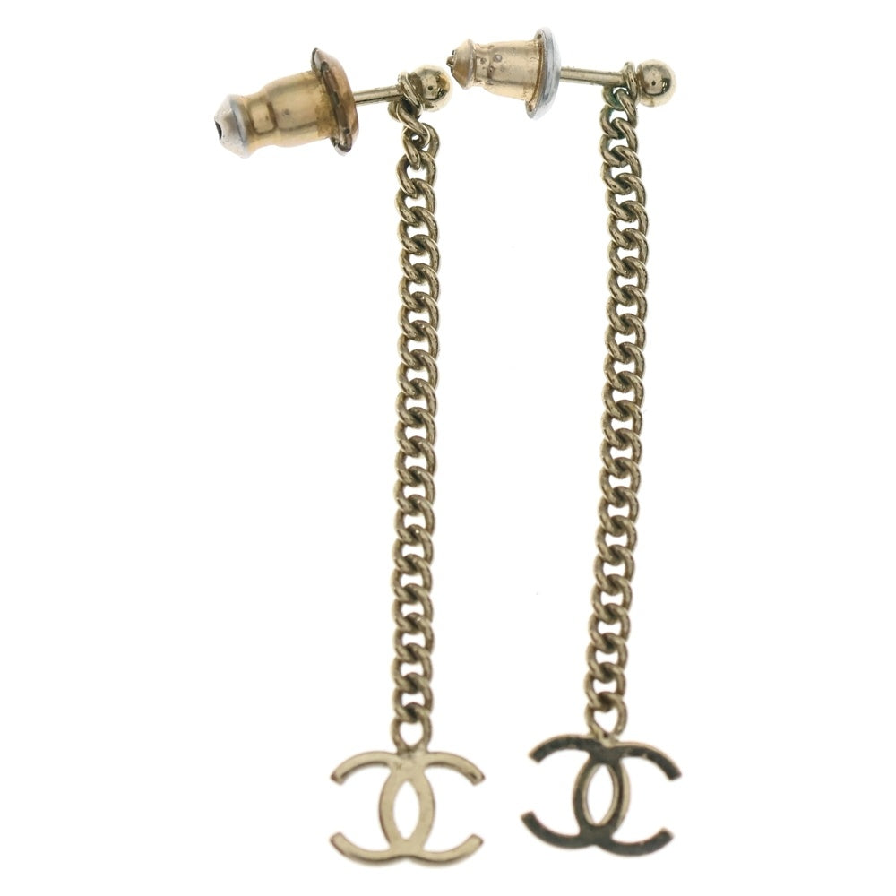 CHANEL(シャネル) チェーンピアス ココマーク ゴールド GP レディース
