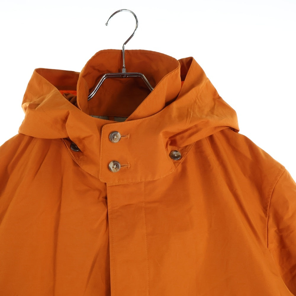 Eddie Bauer(エディバウワー) コットンナイロン フーデッド マウンテンパーカー ロングジャケット コート オレンジ 01 9426