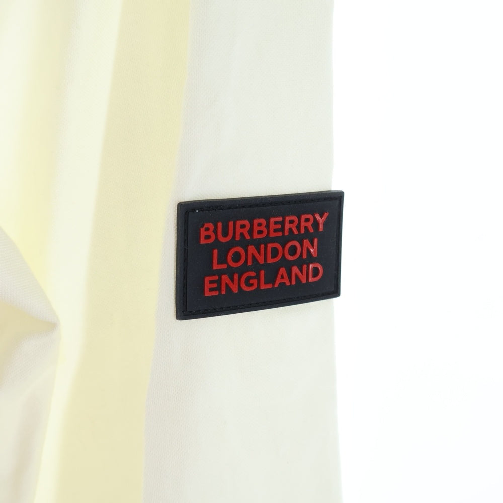 BURBERRY(バーバリー) リブ切り替え コットン 長袖シャツ ホワイト 8013457