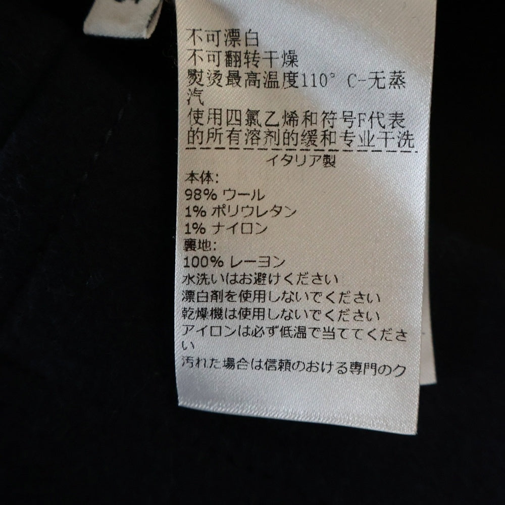 BOTTEGA VENETA(ボッテガヴェネタ) ウール ダブルブレストピーコート ネイビー レディース