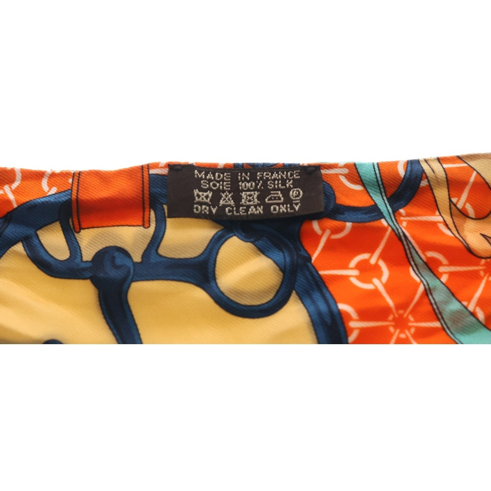 HERMES(エルメス) ツイリー 朝の散歩 シルクスカーフ オレンジ レディース
