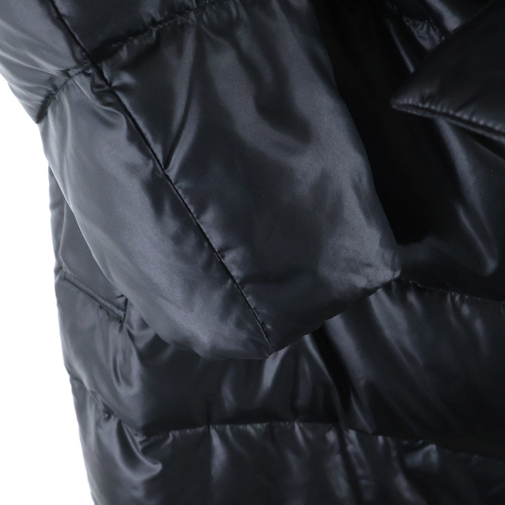 Max Mara(マックスマーラ) ショールカラー スナップボタン ダウン ロング ジャケット コート ブラック レディース