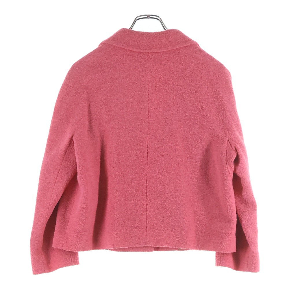 GUCCI(グッチ) ウールツイード 1B ショート テーラードジャケット ピンク レディース 619267