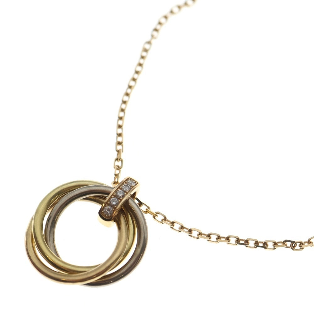 Cartier(カルティエ) トリニティ 5Pダイヤ ネックレス Au750 K18 YG/PG/WG ゴールド ペンダント レディース