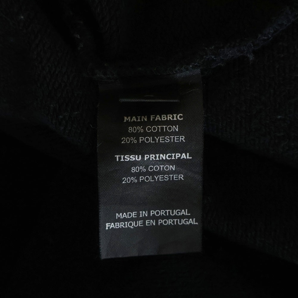 VETEMENTS(ヴェトモン) 18SS ×TOMMY HILFIGER トミーヒルフィガー ロゴ刺繍 レイヤードスリーブ プルオーバースウェットパーカー フーディー ブラック WSS18TR24