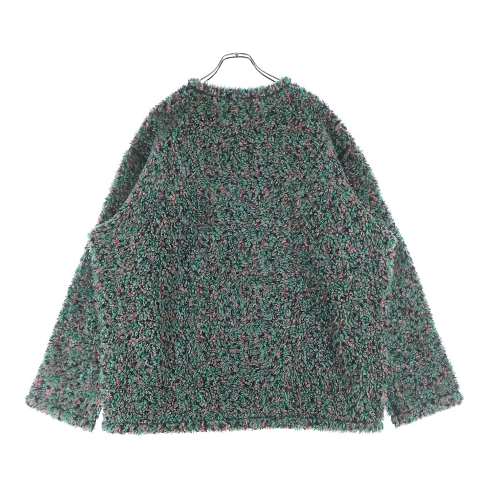 SUPREME(シュプリーム) 23SS High Pile Fleece Pullover ハイパイル ボア クルーネック スウェットトレーナー フリース グリーン NT02307I