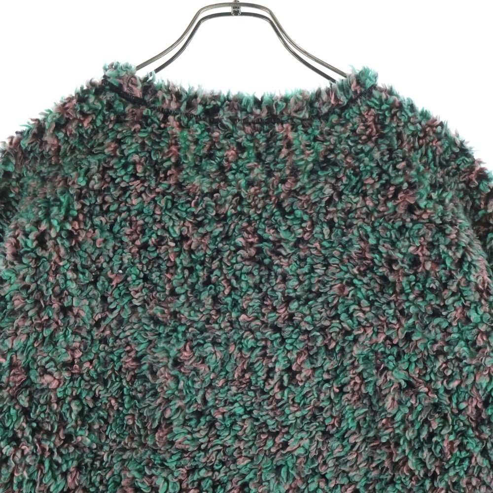 SUPREME(シュプリーム) 23SS High Pile Fleece Pullover ハイパイル ボア クルーネック スウェットトレーナー フリース グリーン NT02307I