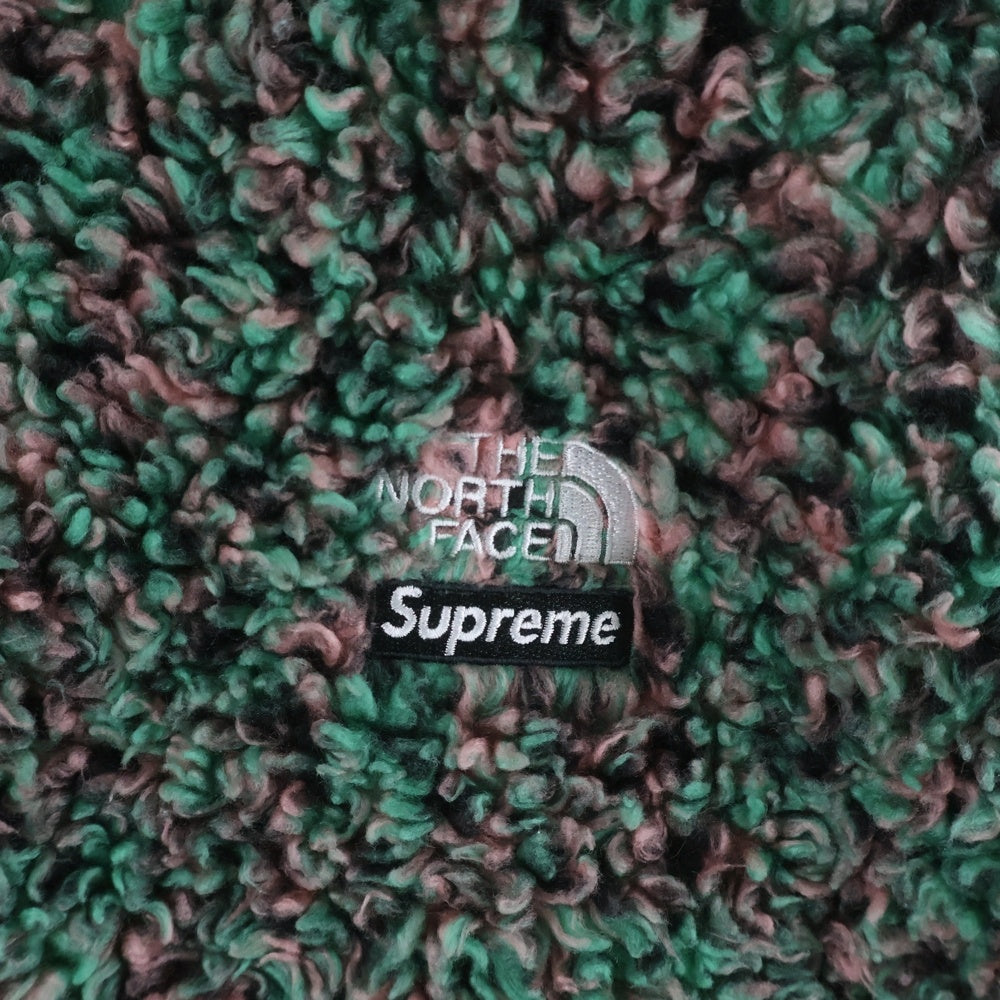 SUPREME(シュプリーム) 23SS High Pile Fleece Pullover ハイパイル ボア クルーネック スウェットトレーナー フリース グリーン NT02307I