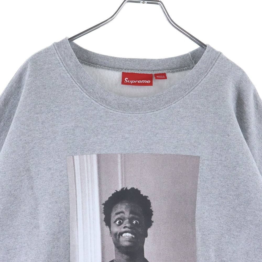 SUPREME(シュプリーム) 24AW ×Thrasher Crewneck スラッシャー フォトプリント クルーネック スウェットトレーナー グレー