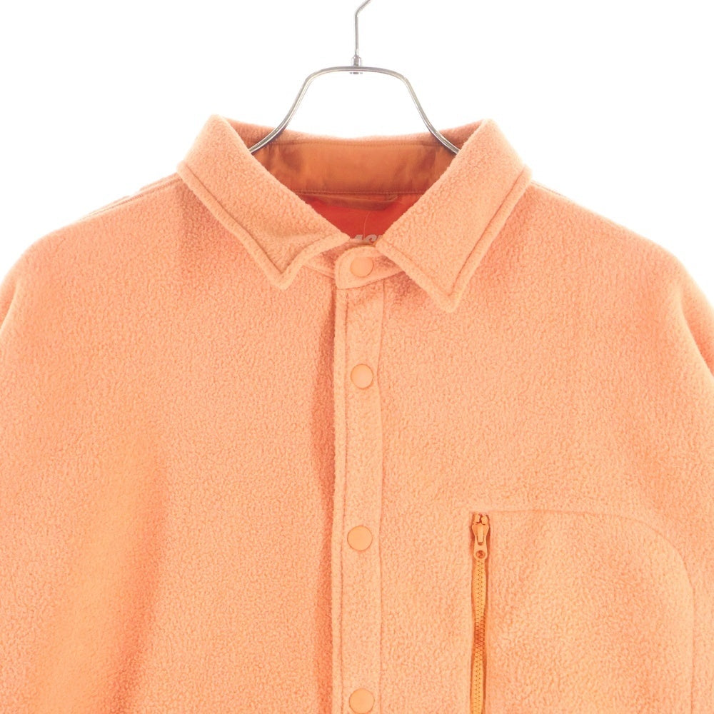 Palace Skateboards(パレススケートボーズ) 20AW POLARTEC LAZER SHIRT ポーラーテック フロントボタン フリースシャツ ジャケット オレンジ