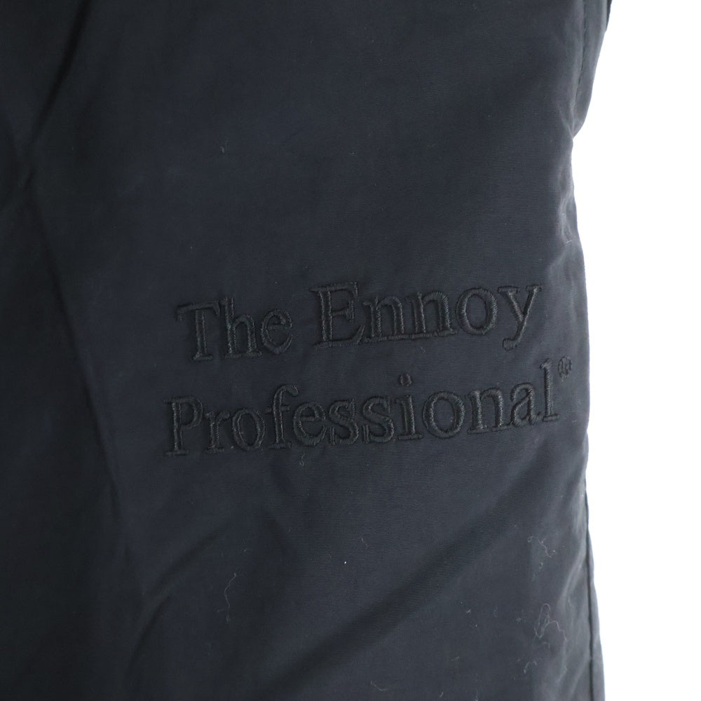 The Ennoy Professional(エンノイプロフェッショナル) 23AW ×Stylistshibutsu Belongings Nylon Padded Pants スタイリスト私物 パデット ナイロンパンツ ブラック AW23BRENPT05LP