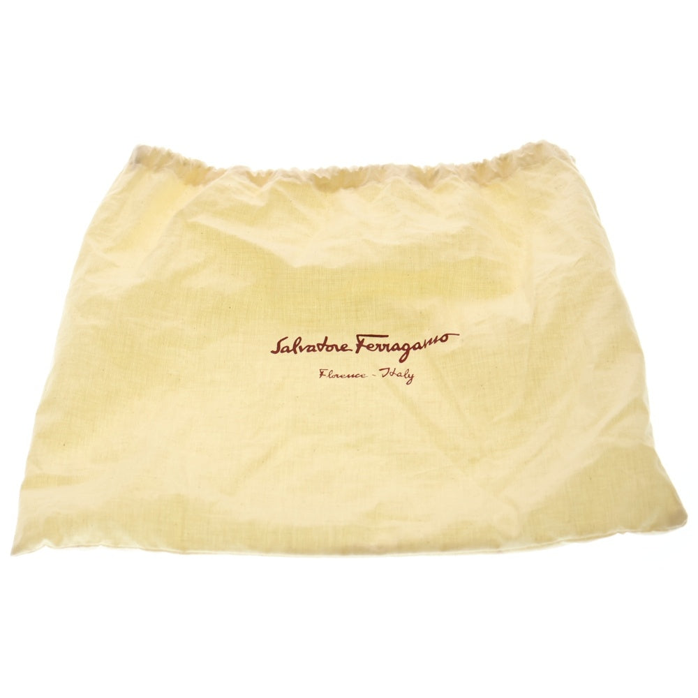 FERRAGAMO(フェラガモ) アイリーン ロックフラップ ショルダーバック ショルダーポシェット ブラック レザー ゴールド金具 レディース