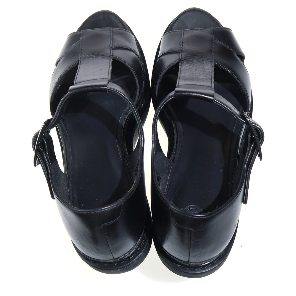 Dr.Martens(ドクターマーチン) ADAYA レザー 厚底サンダル シューズ ブラック レディース