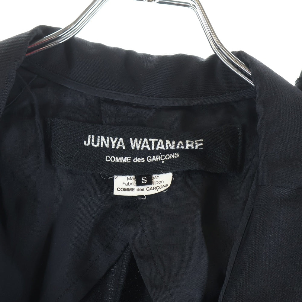 JUNYA WATANABE COMME des GARCONS(ジュンヤワタナベ コムデギャルソン) 07SS/09SS ウールギャバジン 3Bテーラードジャケット カットオフ フリル スカート レディース JS-J039/JC-S009