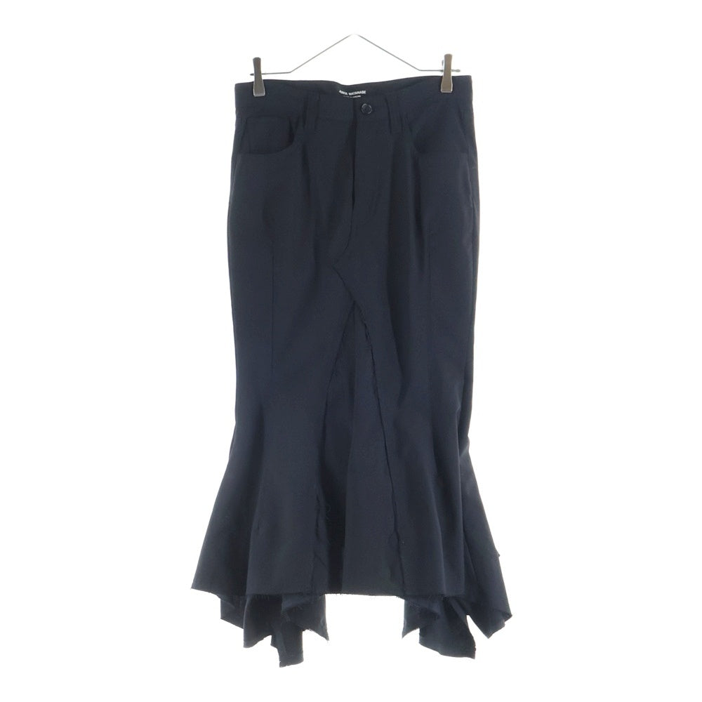 JUNYA WATANABE COMME des GARCONS(ジュンヤワタナベ コムデギャルソン) 09SS カットオフ マーメイド フレア ロングスカート ブラック レディース JC-S008