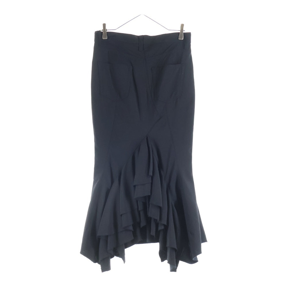 JUNYA WATANABE COMME des GARCONS(ジュンヤワタナベ コムデギャルソン) 09SS カットオフ マーメイド フレア ロングスカート ブラック レディース JC-S008