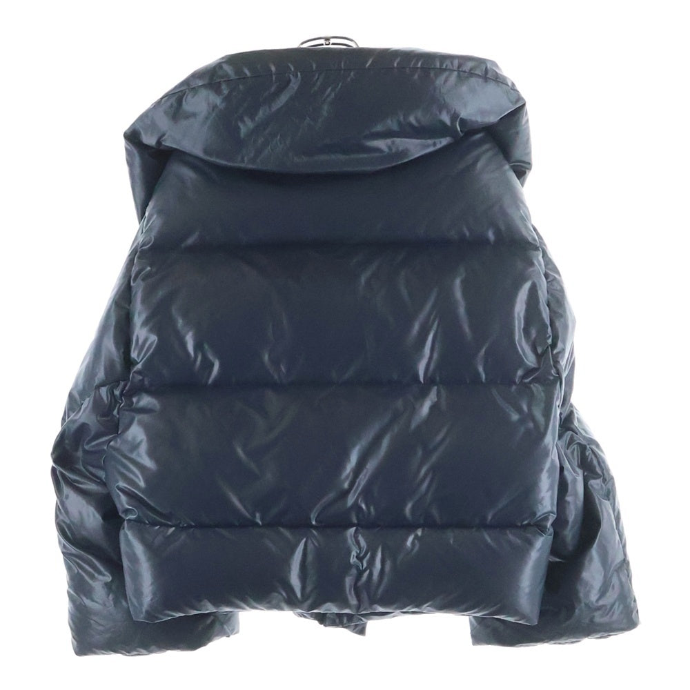 COMME des GARCONS(コムデギャルソン) 08AW 変形 ショールカラー スナップボタン ダウンジャケット ブラック レディース JB-J092