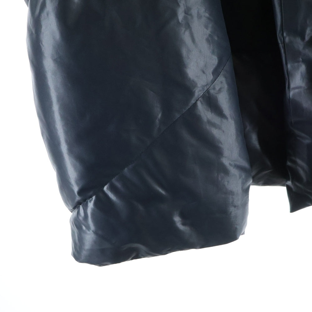 COMME des GARCONS(コムデギャルソン) 08AW 変形 ショールカラー スナップボタン ダウンジャケット ブラック レディース JB-J092