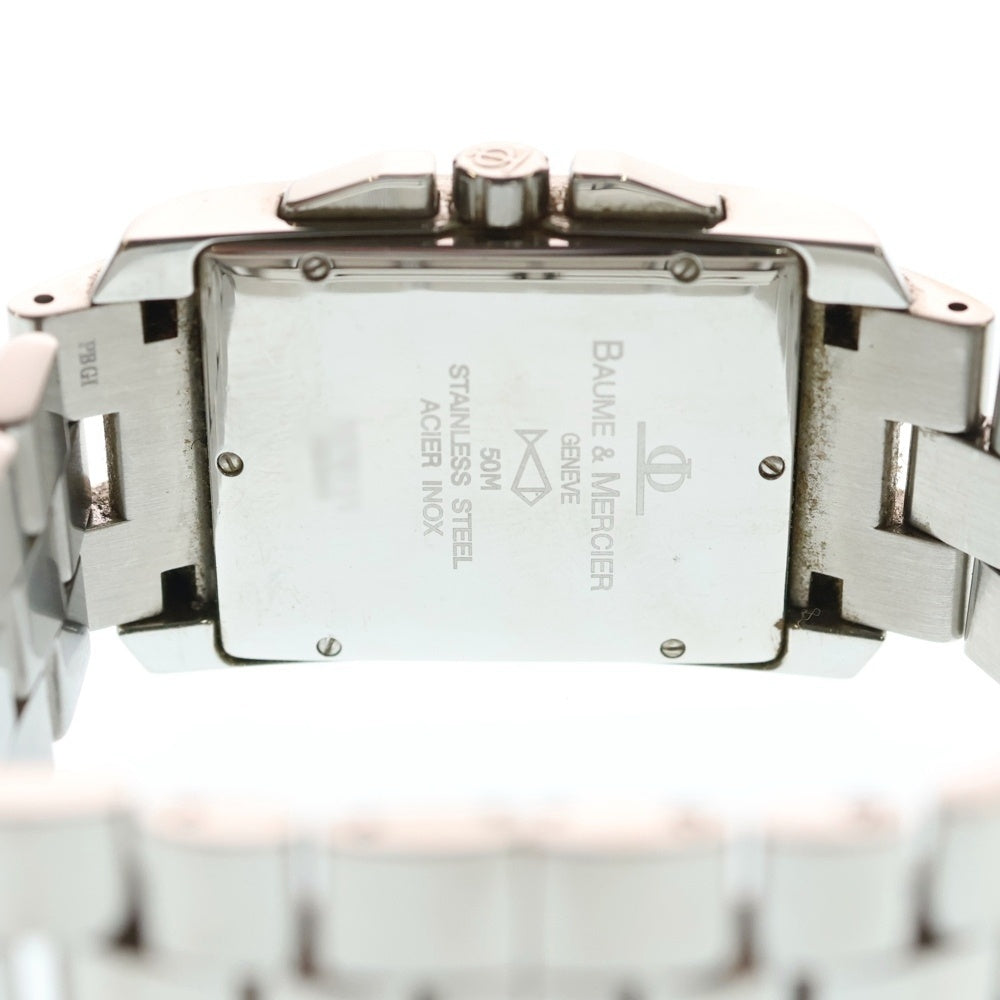 BAUME&MERCIER(ボームアンドメルシェ) 65341 ハンプトン クロノグラフ シルバー SS/QZ 腕時計