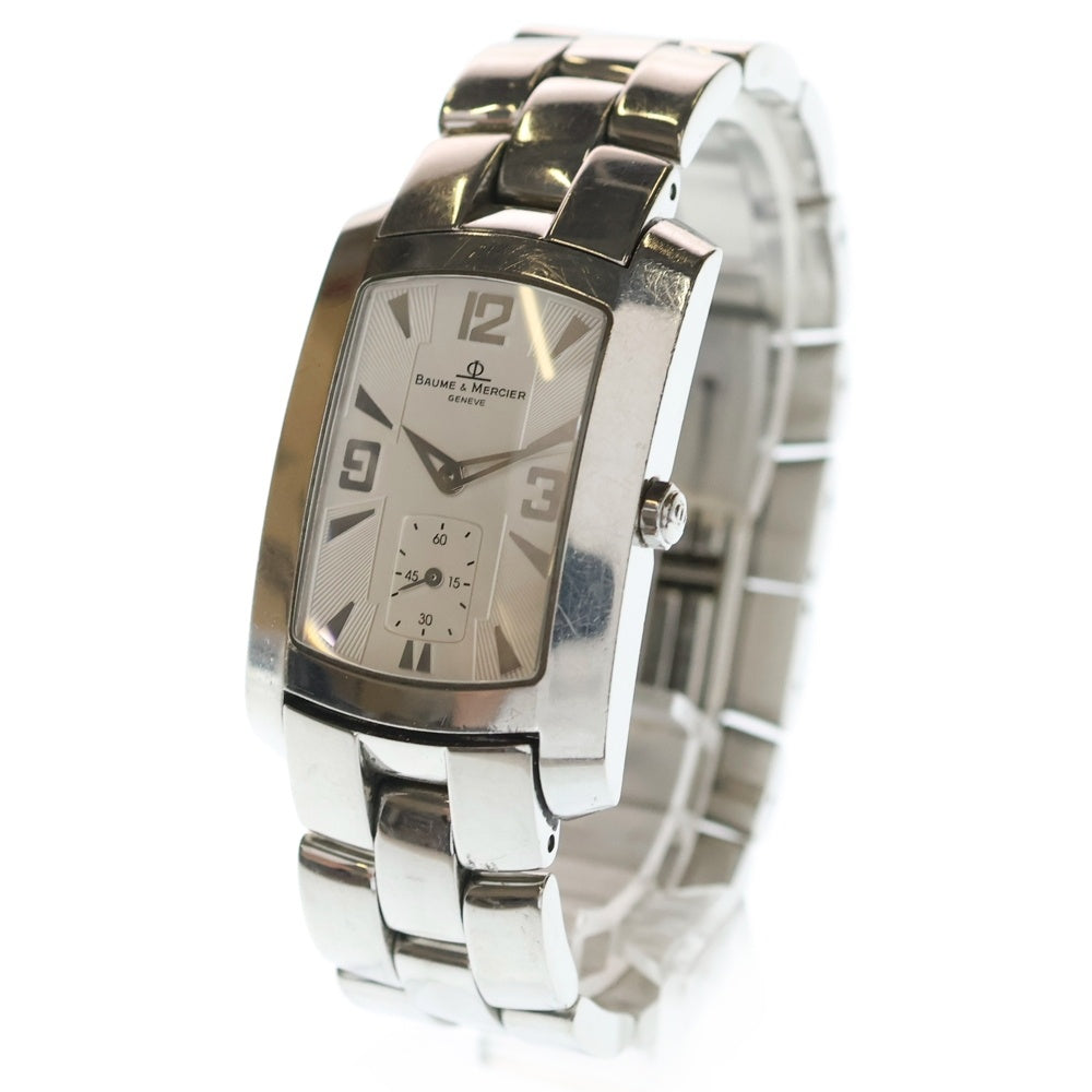 BAUME&MERCIER(ボームアンドメルシェ) 65310 ハンプトン 白文字盤 SS/QZ クォーツ スモールセコンド 腕時計