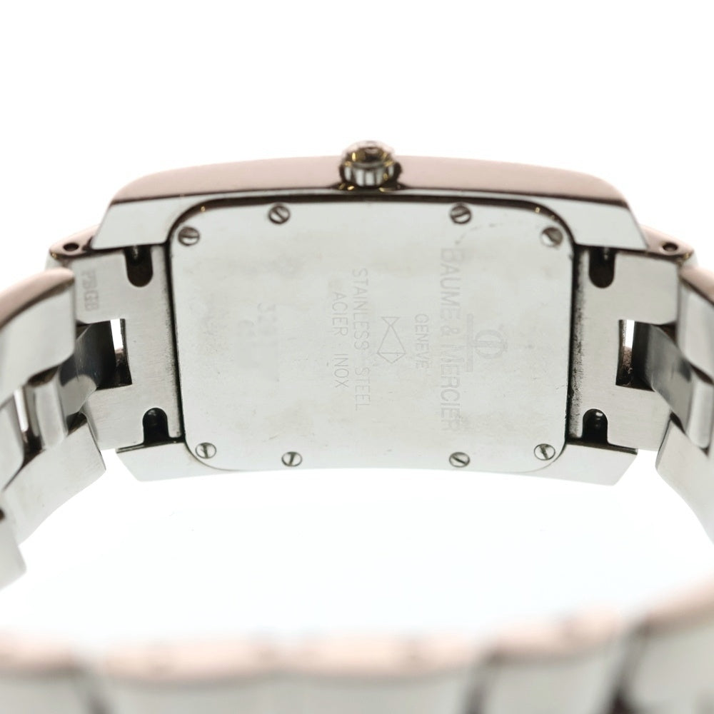 BAUME&MERCIER(ボームアンドメルシェ) 65310 ハンプトン 白文字盤 SS/QZ クォーツ スモールセコンド 腕時計