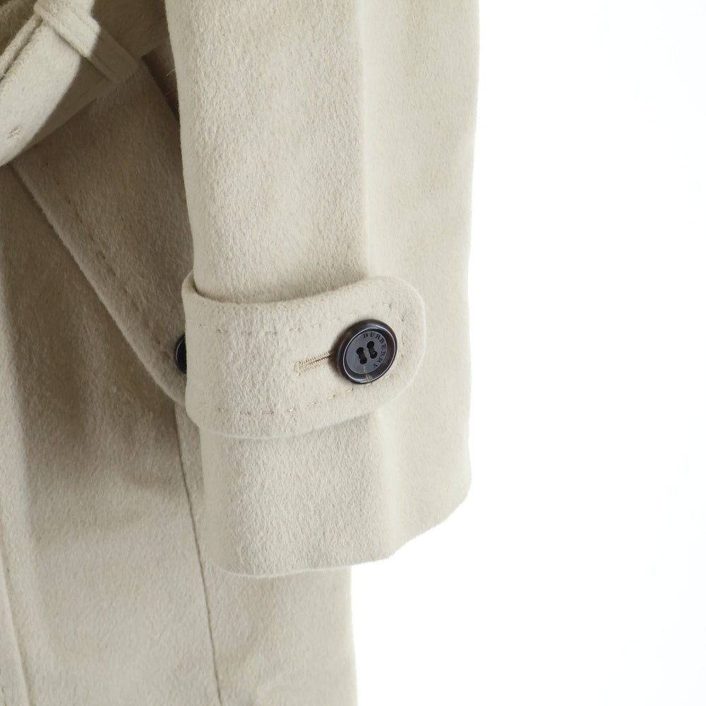 BURBERRY(バーバリー) ラビットファーカラー アンゴラウールステンカラーコート ベージュ FN146-967-42 レディース