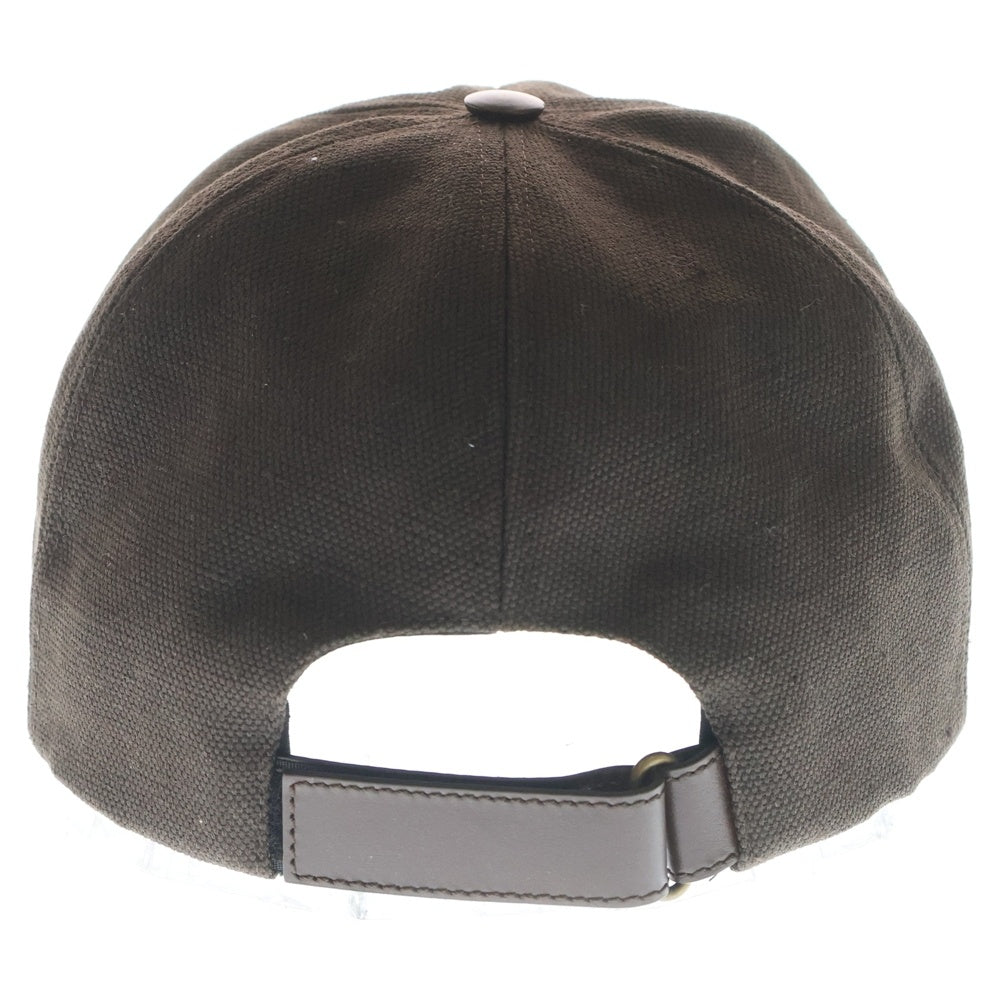 TOD'S(トッズ) Tライオン エンブロイダリー ベースボールキャップ ブラック レディース