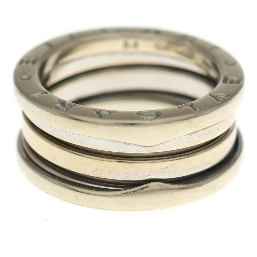 BVLGARI(ブルガリ) B.Zero1 ビーゼロワン リング 2バンド Au750 K18 WG ホワイトゴールド 指輪 レディース