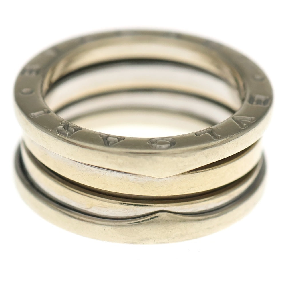 BVLGARI(ブルガリ) B.Zero1 ビーゼロワン リング 2バンド Au750 K18 WG ホワイトゴールド 指輪 レディース