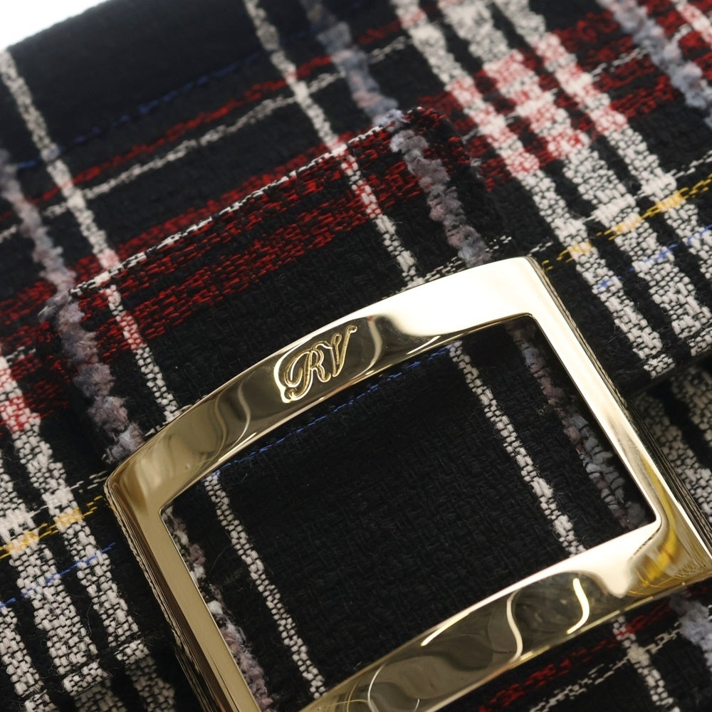 Roger Vivier(ロジェヴィヴィエ) ヴィヴ カバ チェック 2WAYショルダーバッグ マルチ レディース