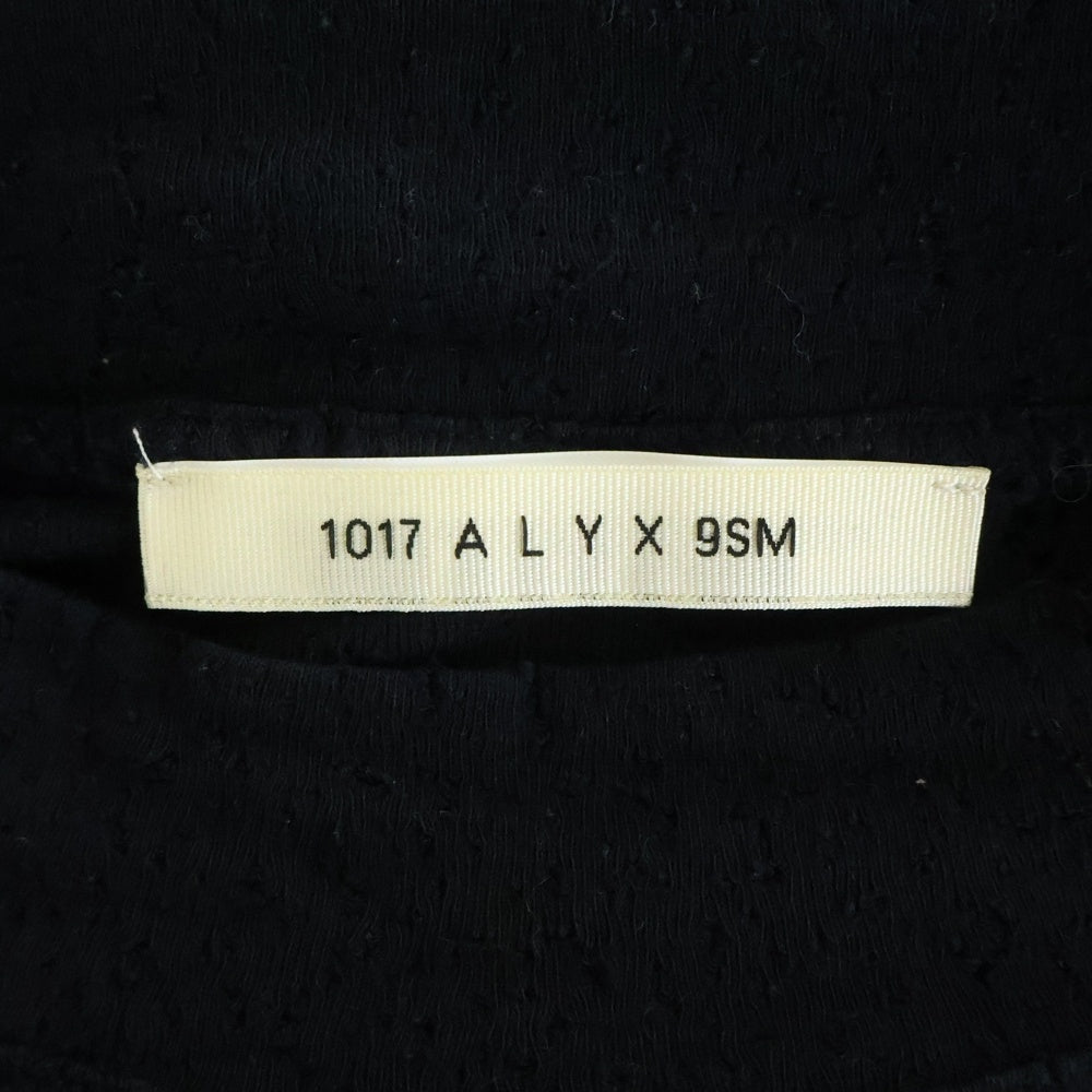 1017 ALYX 9SM(アリクス) ダメージ加工半袖Tシャツ ブラック