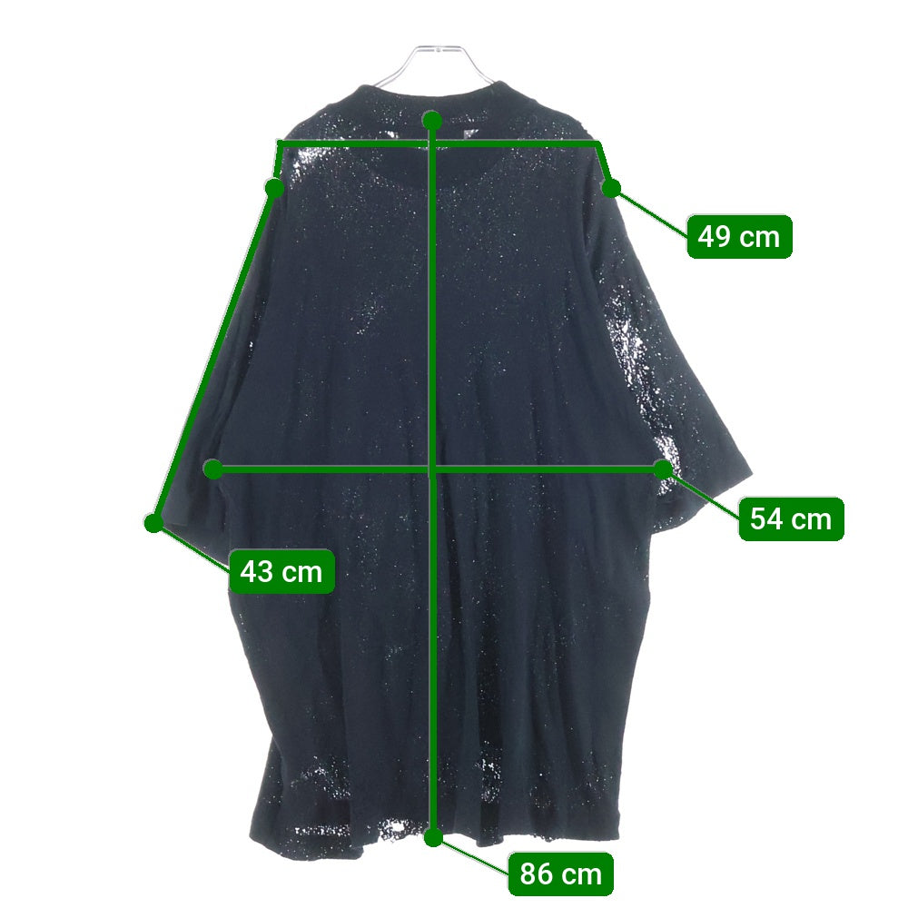 1017 ALYX 9SM(アリクス) ダメージ加工半袖Tシャツ ブラック