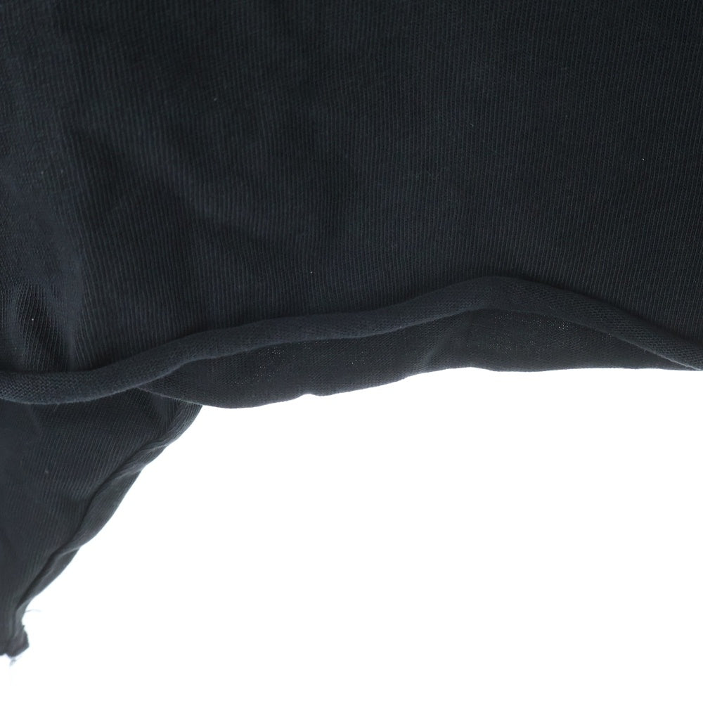 entire studios(エンタイア スタジオ) HEAVY LONG SLEEVE TEE 長袖Tシャツ ブラック ES2486 PO0170