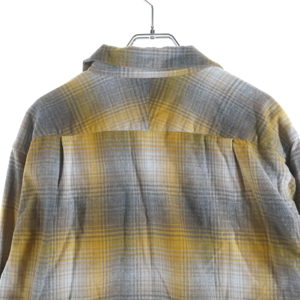 PENDLETON(ペンドルトン) オンブレチェック ボード 長袖シャツ グレー/イエロー