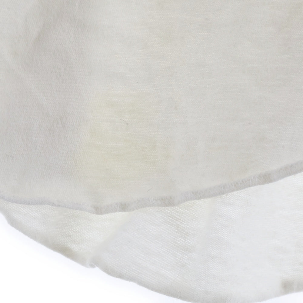 NO BRAND(ノーブランド) フロントプリント ラグラン Tシャツ カットソー ブラック/ホワイト