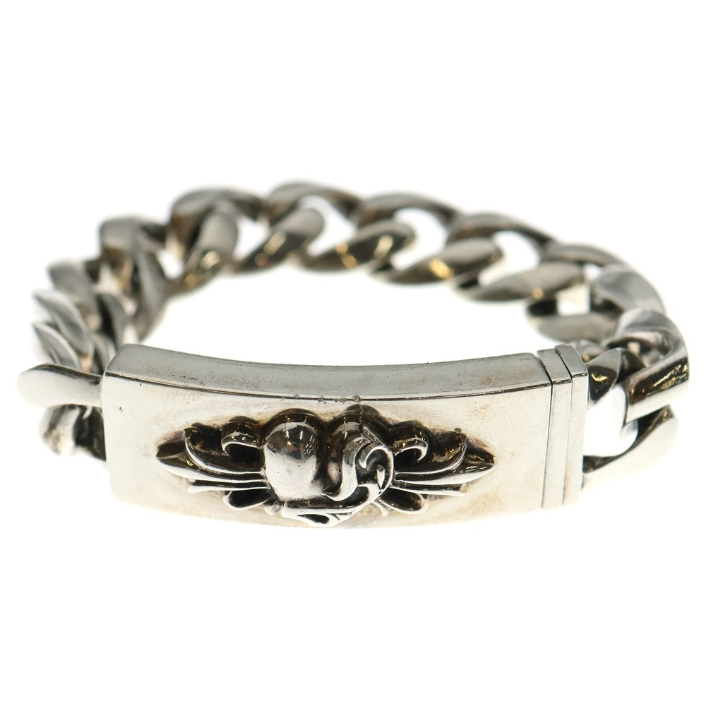 CHROME HEARTS(クロムハーツ) ID FLRL HEART フローラルハート IDクラシックリンクブレスレット 11LINK シルバー BCA167