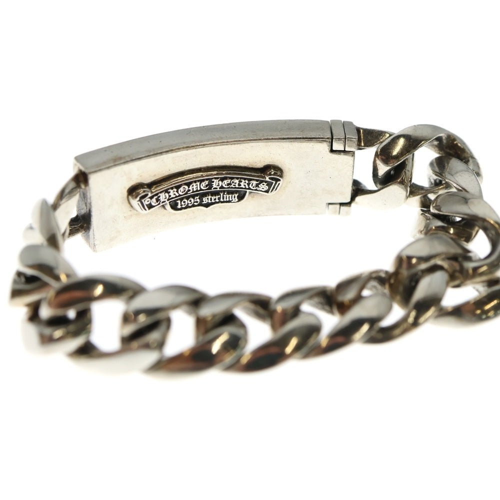 CHROME HEARTS(クロムハーツ) ID FLRL HEART フローラルハート IDクラシックリンクブレスレット 11LINK シルバー BCA167