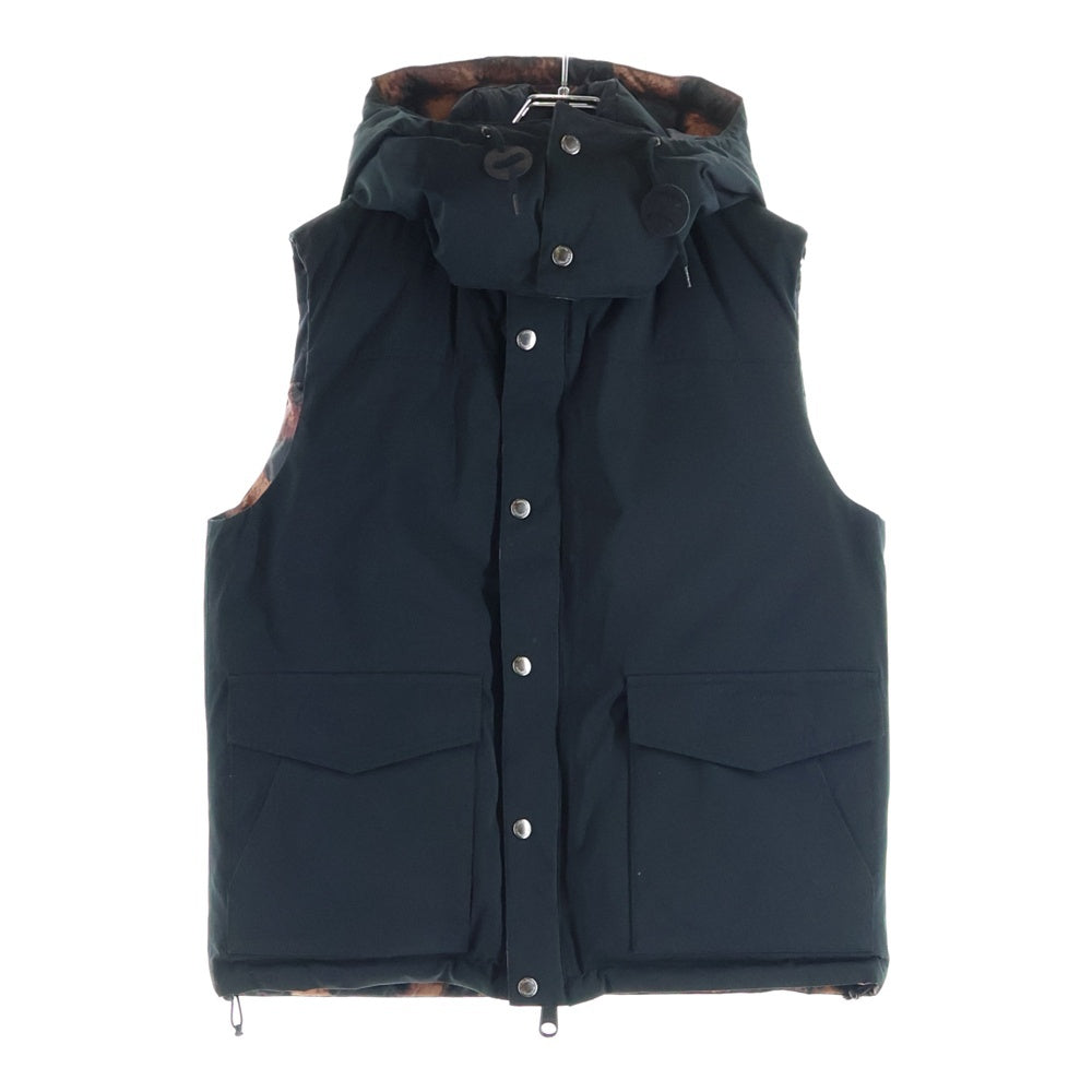 UNIFORM EXPERIMENT(ユニフォームエクスペリメント) 18AW リバーシブルダウンベスト ブラック/ブラウン UE-189044