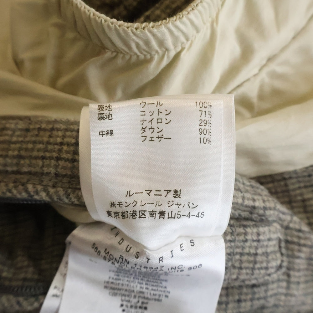 MONCLER(モンクレール) ERAULT GILET ウールダウンベスト グレー