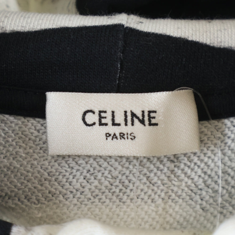 CELINE(セリーヌ) 22SS ×Harry J.Wild プルオーバー パーカー ブラック/ホワイト 2Y619469Q