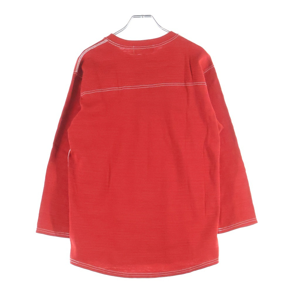BLACK COMME des GARCONS(ブラックコムデギャルソン) 7分丈 Tシャツ レッド