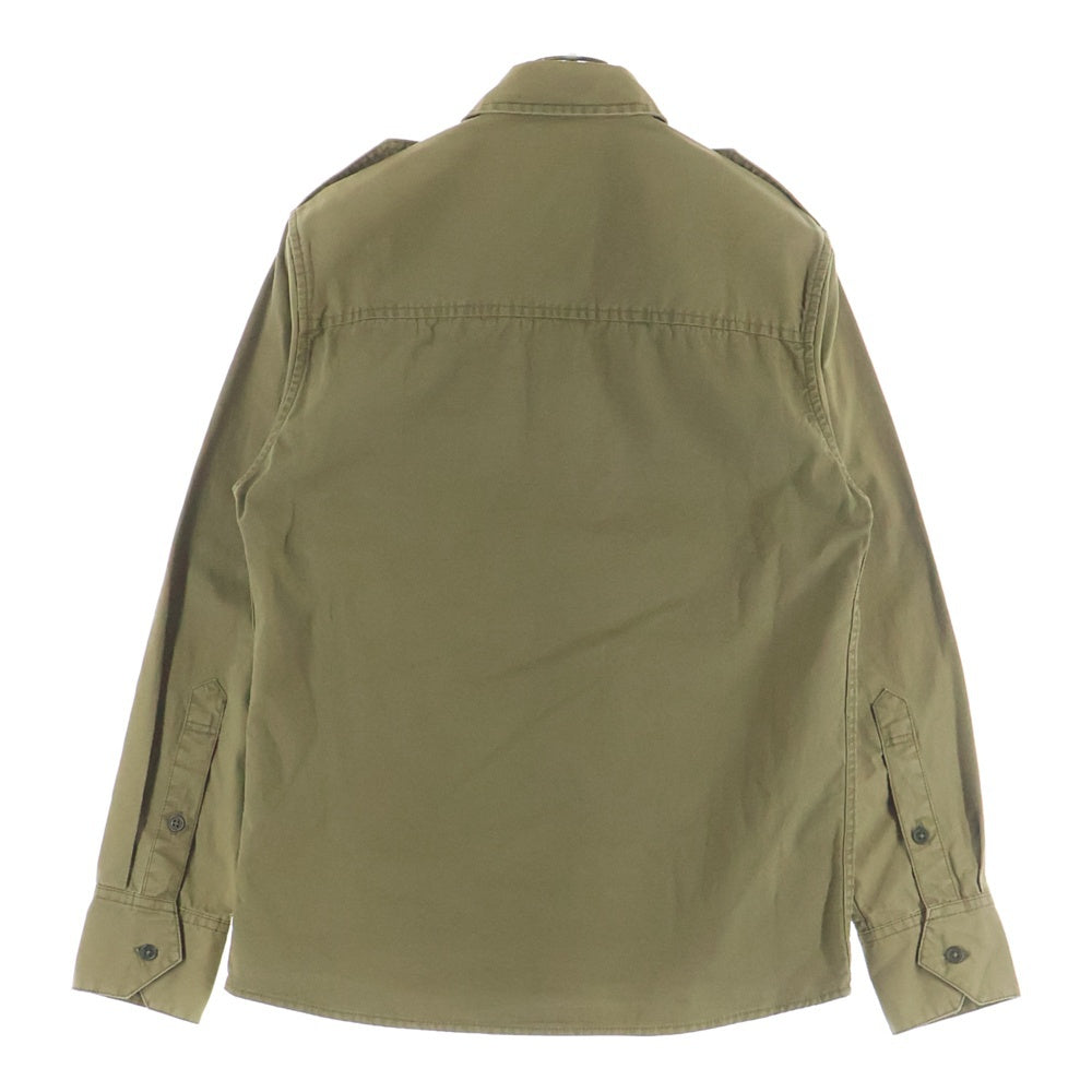 WTAPS(ダブルタップス) ワッペン付ミリタリーシャツジャケット カーキ 131LTDT-SHM02
